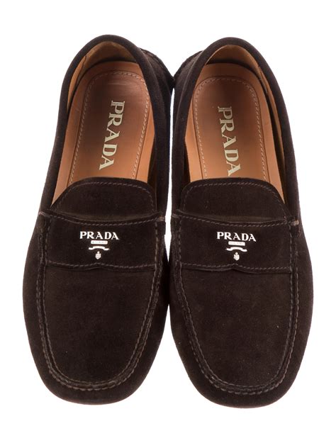 prada loafer heels|prada suede loafer booties.